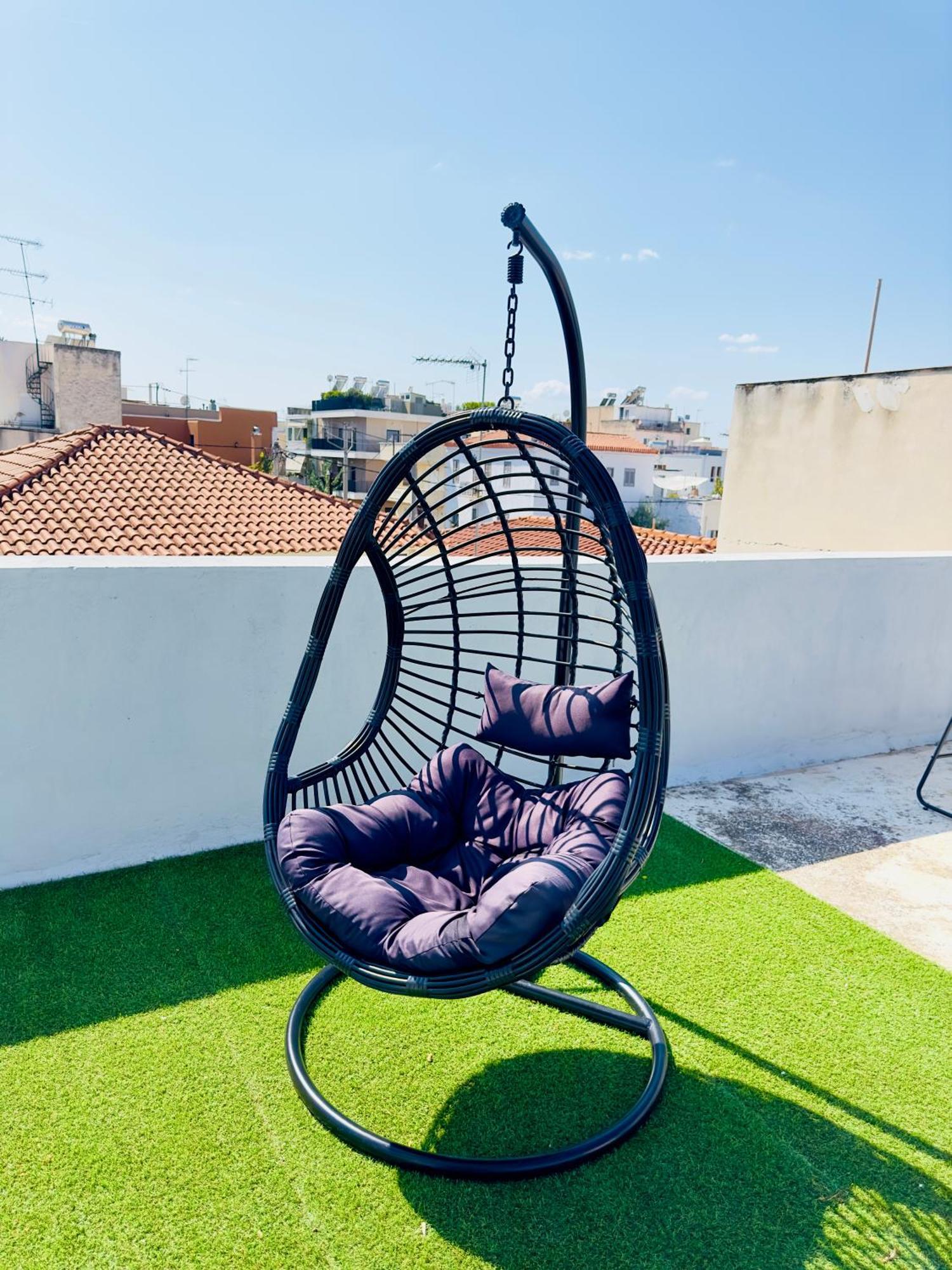 Yuna Penthouse, 100Sqm Private Rooftop Terrasse, Acropolis By Foot Athens Luaran gambar