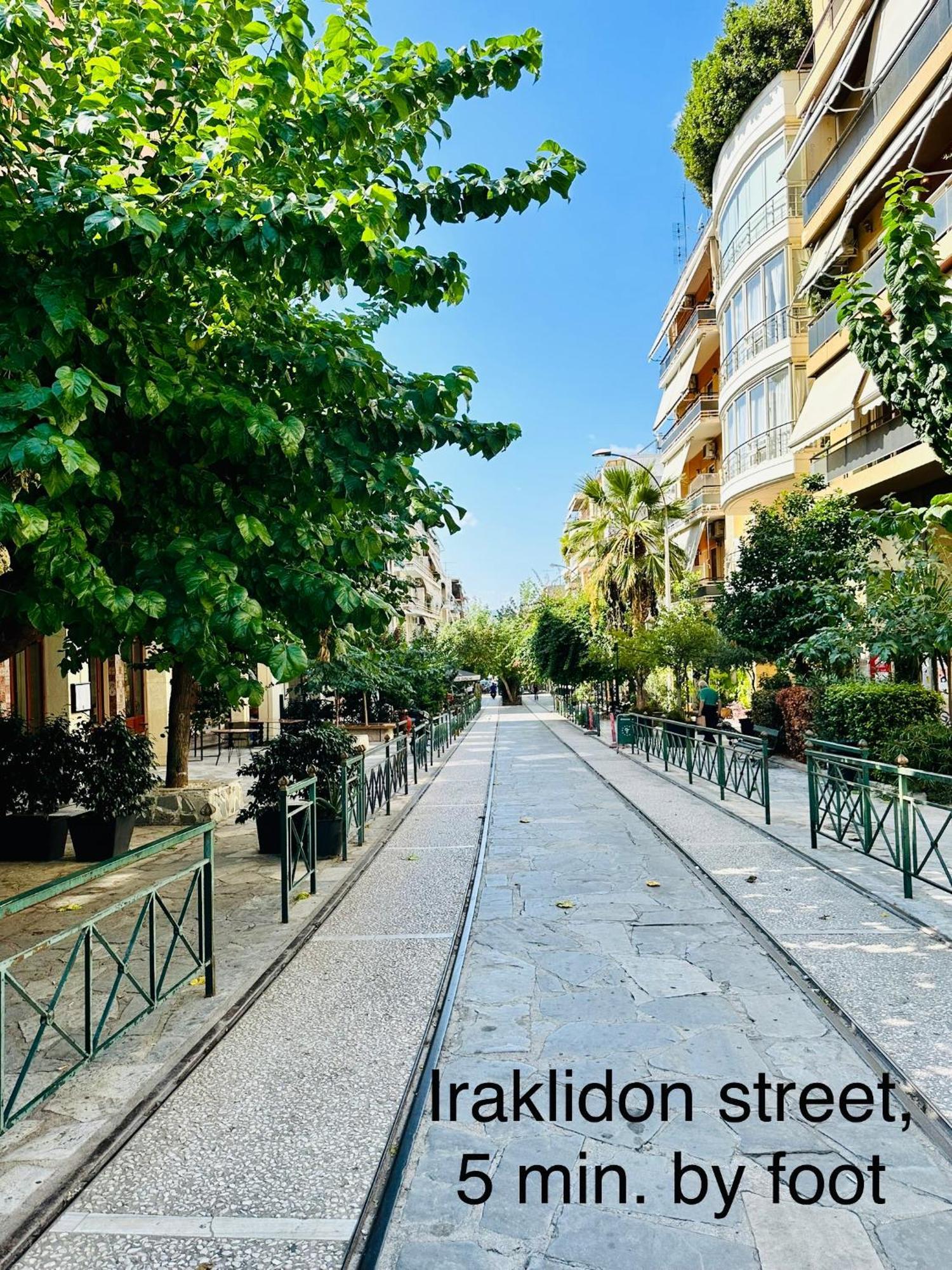 Yuna Penthouse, 100Sqm Private Rooftop Terrasse, Acropolis By Foot Athens Luaran gambar