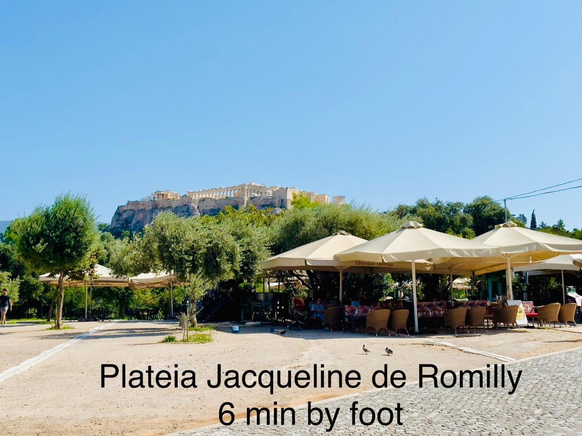 Yuna Penthouse, 100Sqm Private Rooftop Terrasse, Acropolis By Foot Athens Luaran gambar